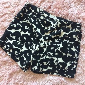 B&W Floral Shorts